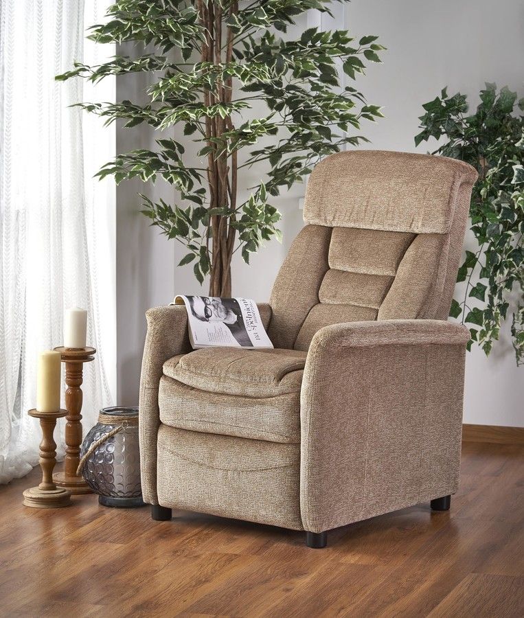 Lounge Chair Brescia | size: Width: 71cm, Height: 106cm, Depth: 85cm | color: Brown | image: 8 | variant: 1002769
