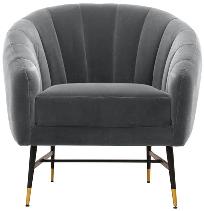 Lounge Chair Britney | size: Width: 73cm, Height: 78cm, Depth: 72cm | color: Gray | image: 2 | variant: 1016825