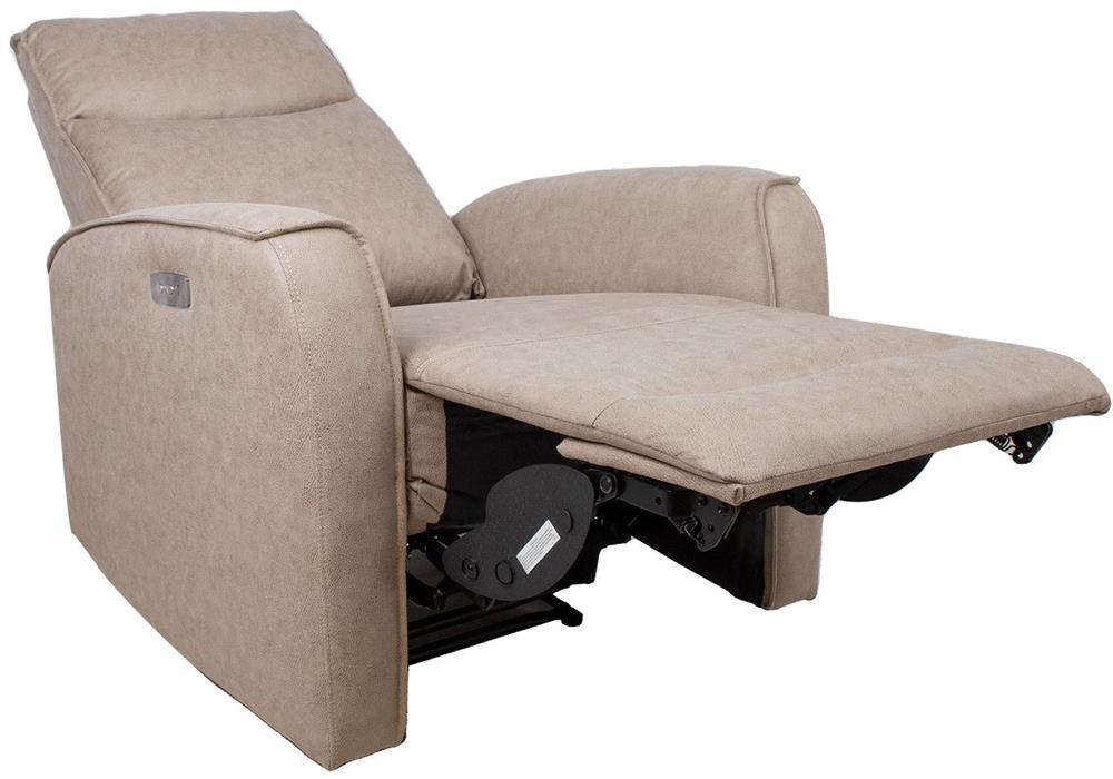 Lounge Chair Buster | size: Width: 80cm, Height: 102cm, Depth: 93cm | color: Beige | image: 2 | variant: 1004773