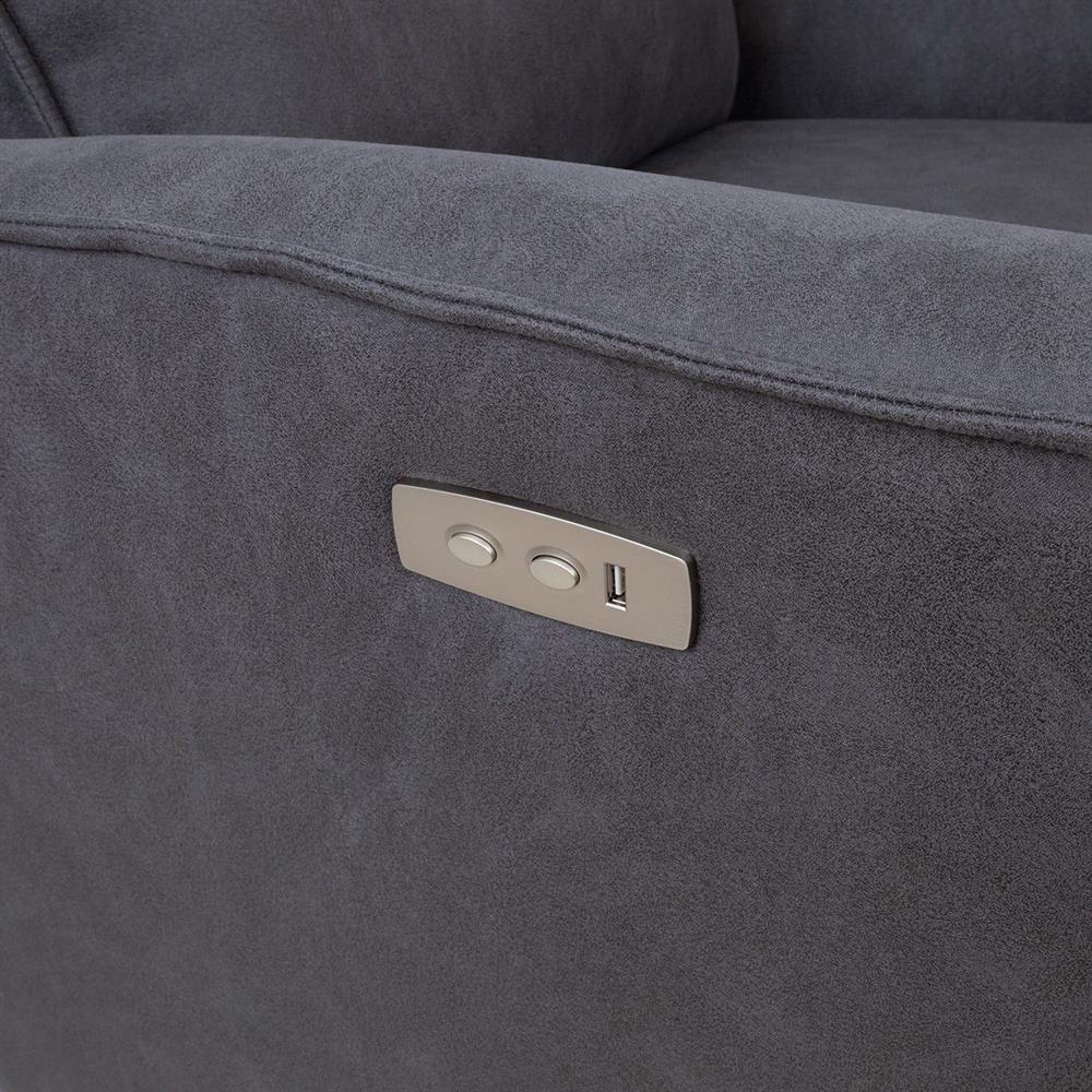 Lounge Chair Buster | size: Width: 80cm, Height: 102cm, Depth: 93cm | color: Gray | image: 8 | variant: 1004774