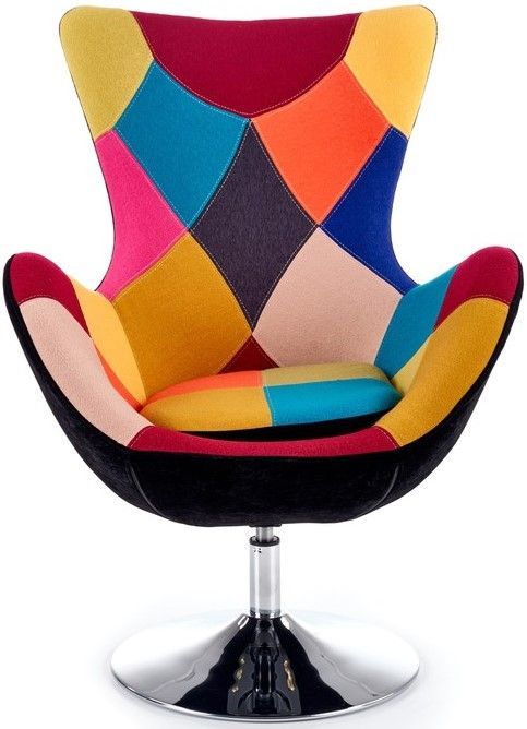 Lounge Chair Butterfly | size: Width: 76cm, Height: 95cm, Depth: 75cm | color: Multicolored | image: 5 | variant: 1004596