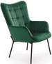 Lounge Chair Castel | size: Width: 71cm, Height: 97cm, Depth: 79cm | color: Green | image: 1 | variant: 1004604