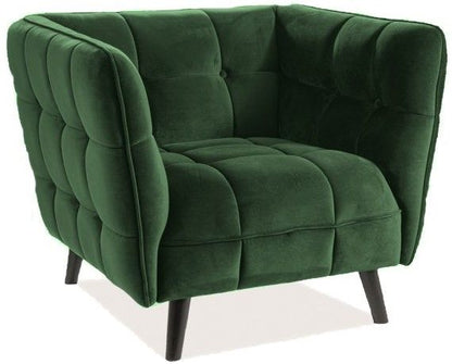 Lounge Chair Castello 1 | size: Width: 92cm, Height: 78cm, Depth: 85cm | color: Green | image: 1 | variant: 1004970