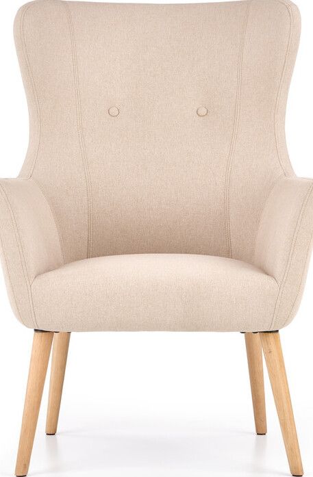 Lounge Chair Cotto | size: Width: 73cm, Height: 99cm, Depth: 76cm | color: Beige | image: 3 | variant: 1004623