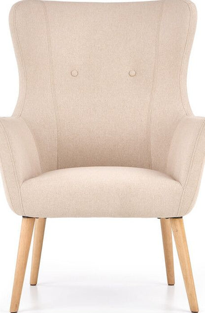 Lounge Chair Cotto | size: Width: 73cm, Height: 99cm, Depth: 76cm | color: Beige | image: 3 | variant: 1004623