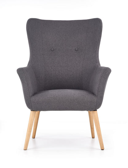 Lounge Chair Cotto | size: Width: 73cm, Height: 99cm, Depth: 76cm | color: Gray | image: 3 | variant: 1004624