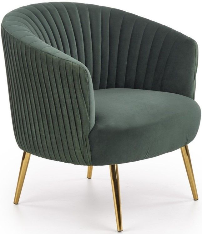 Lounge Chair Crown | size: Width: 78cm, Height: 80cm, Depth: 72cm | color: Green | image: 1 | variant: 1004630