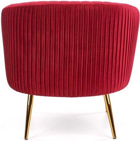 Lounge Chair Crown | size: Width: 78cm, Height: 80cm, Depth: 72cm | color: Red | image: 2 | variant: 1004629