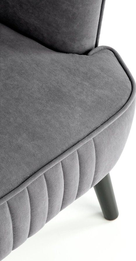 Lounge Chair Delgado | size: Width: 75cm, Height: 100cm, Depth: 70cm | color: Gray | image: 5 | variant: 1004635