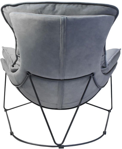 Lounge Chair Diva | size: Width: 88cm, Height: 84cm, Depth: 96cm | color: Gray | image: 5 | variant: 1004794