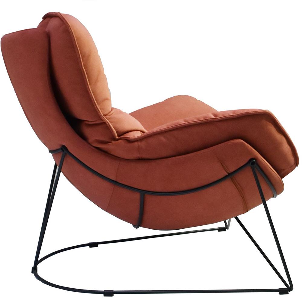 Lounge Chair Diva | size: Width: 88cm, Height: 84cm, Depth: 96cm | color: Red | image: 3 | variant: 1004792