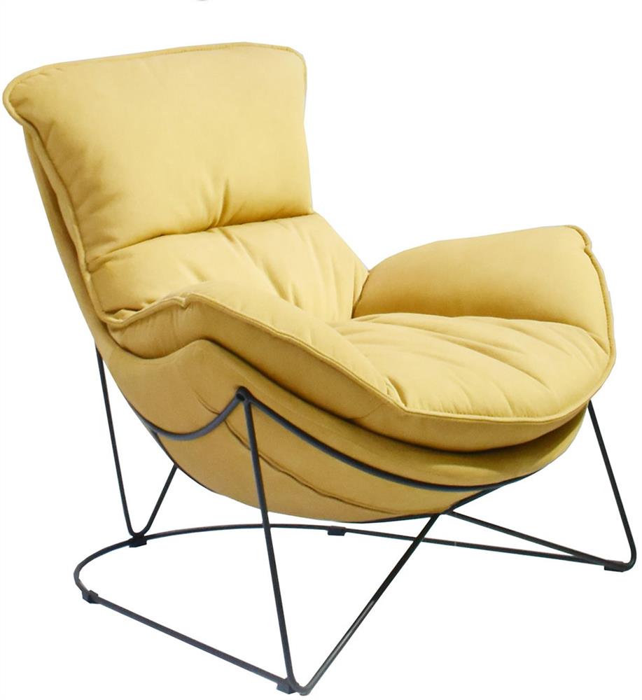 Lounge Chair Diva | size: Width: 88cm, Height: 84cm, Depth: 96cm | color: Yellow | image: 1 | variant: 1004791