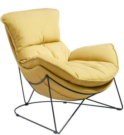 Lounge Chair Diva | size: Width: 88cm, Height: 84cm, Depth: 96cm | color: Yellow | image: 1 | variant: 1004791