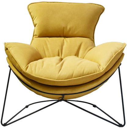 Lounge Chair Diva | size: Width: 88cm, Height: 84cm, Depth: 96cm | color: Yellow | image: 2 | variant: 1004791