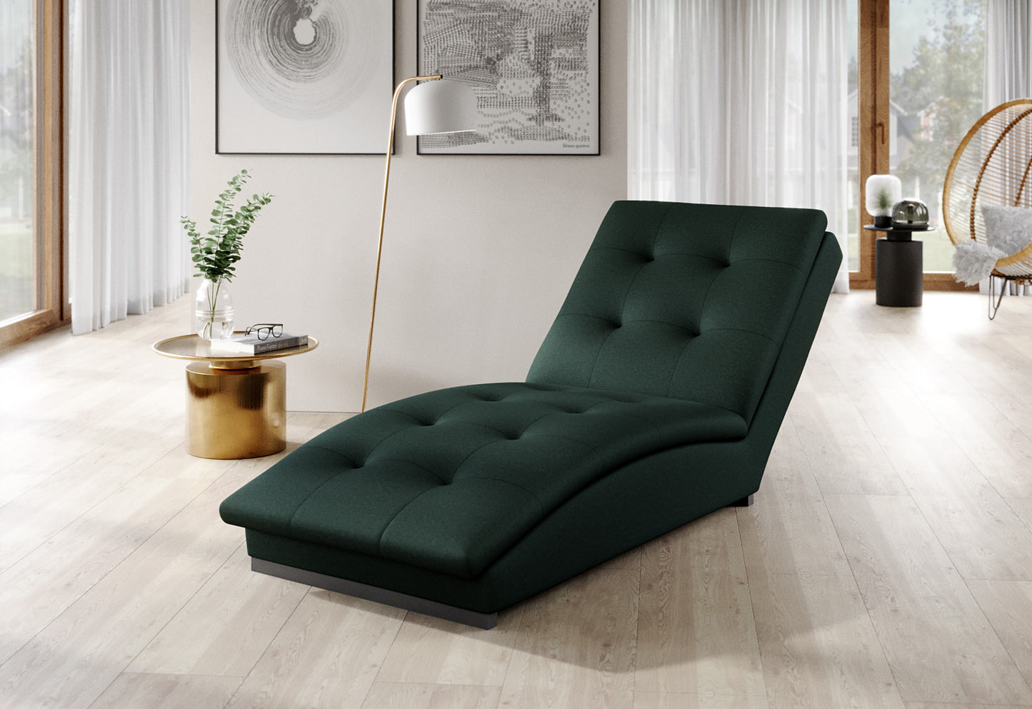 Lounge Chair Doro | size: Width: 85cm, Height: 95cm, Depth: 170cm | color: Loco | image: 1 | variant: 1004319