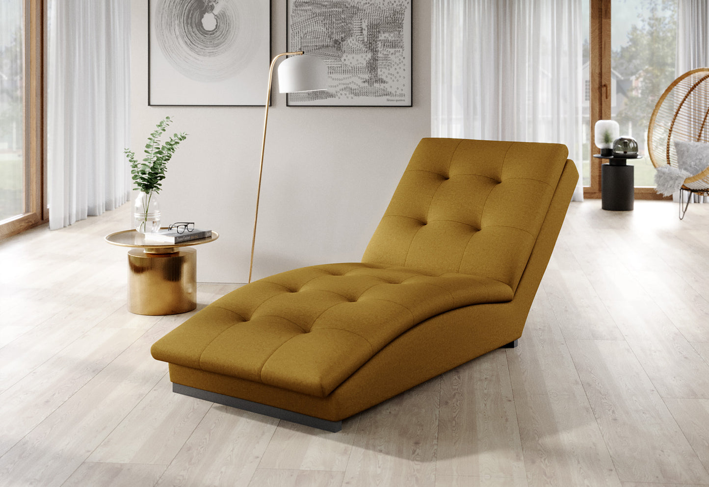 Lounge Chair Doro | size: Width: 85cm, Height: 95cm, Depth: 170cm | color: Loco | image: 1 | variant: 1004329