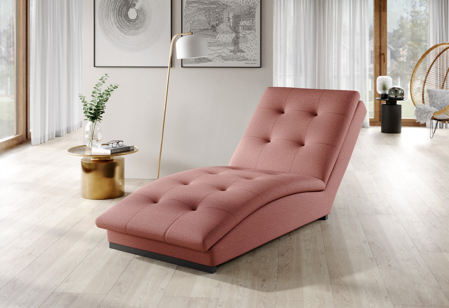 Lounge Chair Doro | size: Width: 85cm, Height: 95cm, Depth: 170cm | color: Nube | image: 1 | variant: 1004316