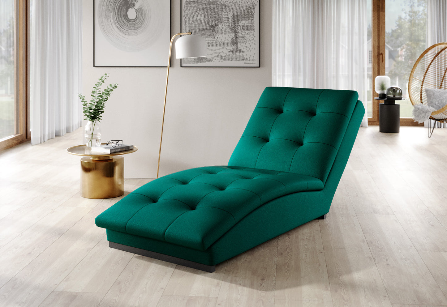 Lounge Chair Doro | size: Width: 85cm, Height: 95cm, Depth: 170cm | color: Nube | image: 1 | variant: 1004321