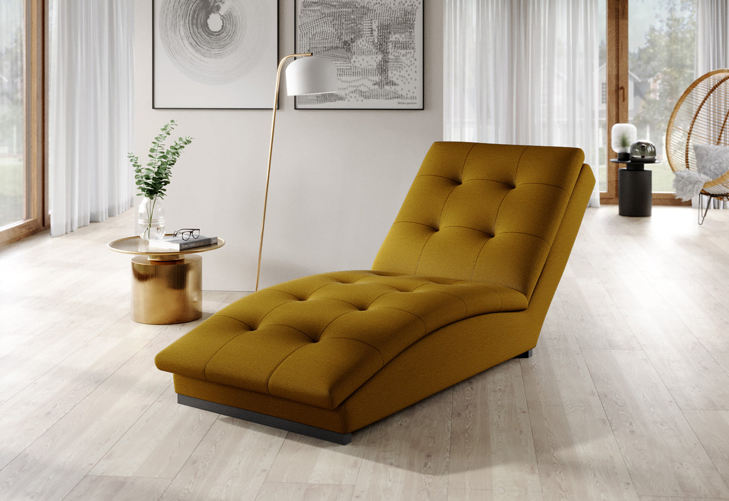 Lounge Chair Doro | size: Width: 85cm, Height: 95cm, Depth: 170cm | color: Nube | image: 1 | variant: 1004330