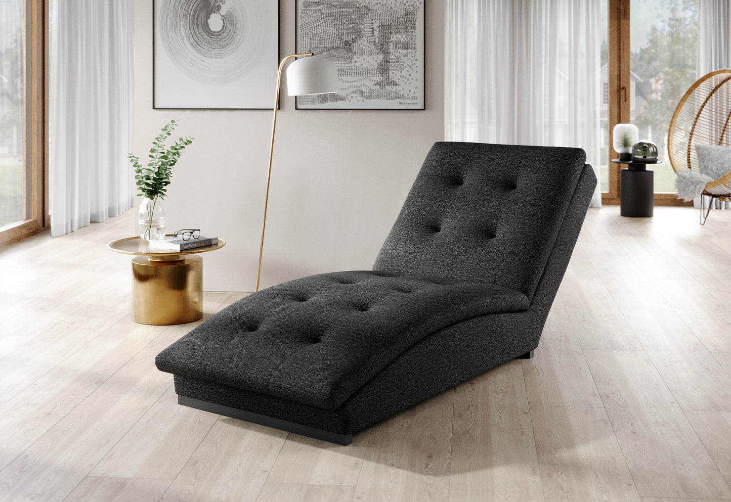Lounge Chair Doro | size: Width: 85cm, Height: 95cm, Depth: 170cm | color: Vero | image: 1 | variant: 1004302