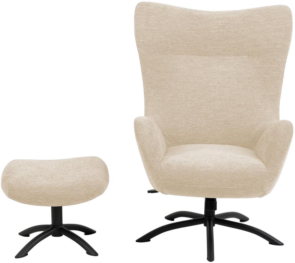 Lounge Chair East Haapsalu | size: Width: 76cm, Height: 105cm, Depth: 86cm | color: Beige | image: 2 | variant: 1005961