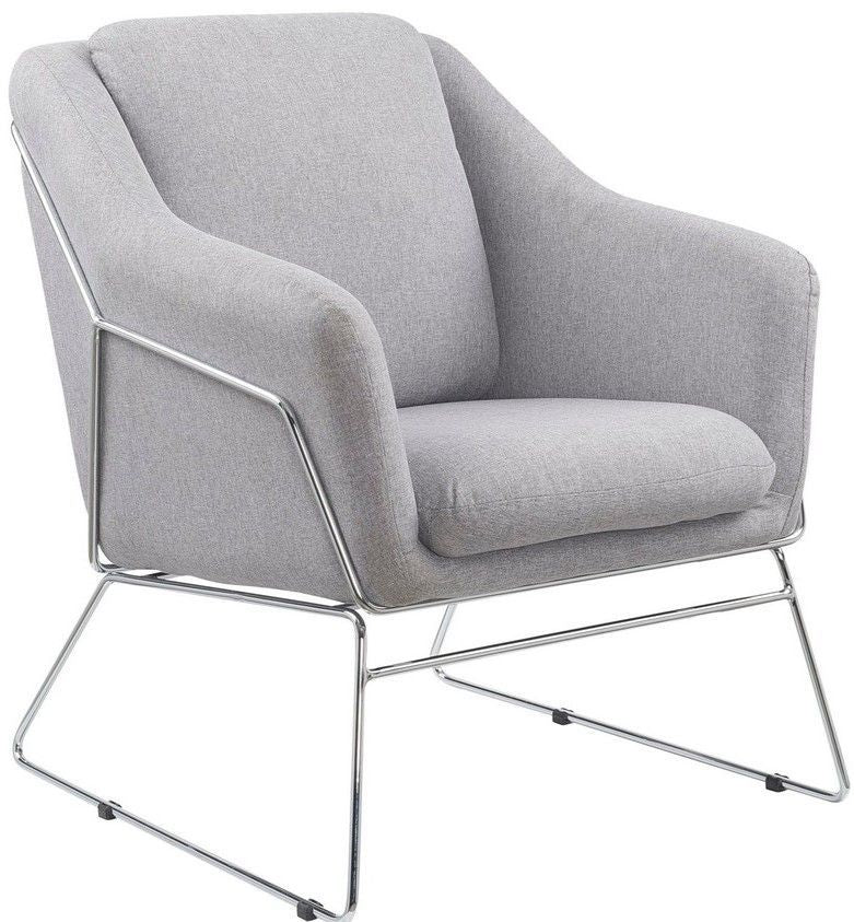 Lounge Chair East Port Louis | size: Width: 69cm, Height: 81cm, Depth: 76cm | color: Gray | image: 1 | variant: 1006924