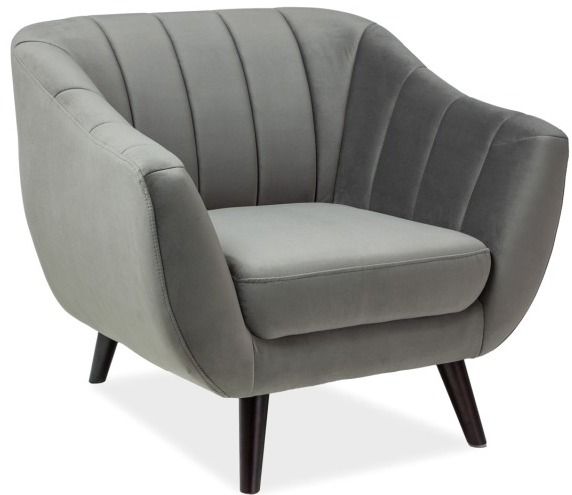 Lounge Chair Elite 1 1 | size: Width: 91cm, Height: 83cm, Depth: 57cm | color: Gray | image: 1 | variant: 1011381
