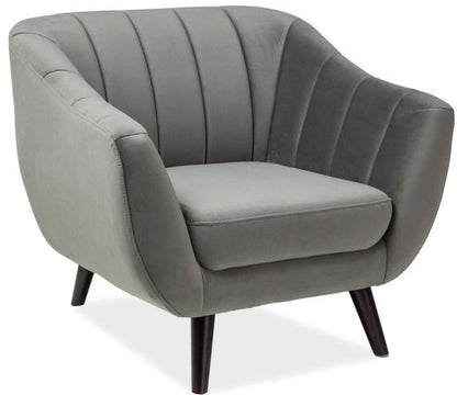 Lounge Chair Elite 1 1 | size: Width: 91cm, Height: 83cm, Depth: 57cm | color: Gray | image: 1 | variant: 1011381