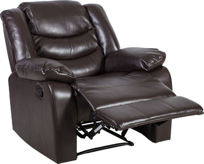 Lounge Chair Ely | size: Width: 99cm, Height: 102cm, Depth: 95cm | color: Brown | image: 3 | variant: 1000963