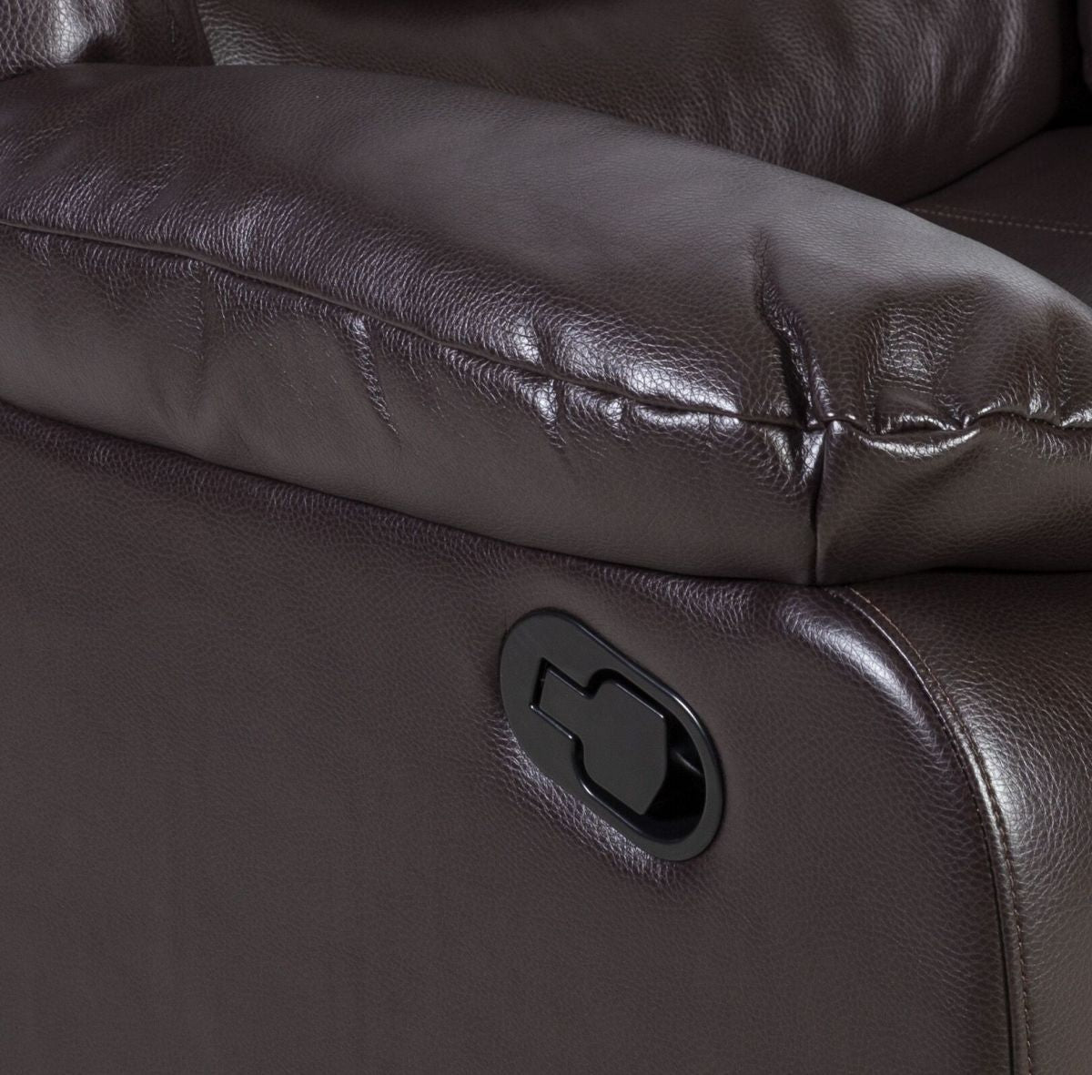 Lounge Chair Ely | size: Width: 99cm, Height: 102cm, Depth: 95cm | color: Brown | image: 5 | variant: 1000963