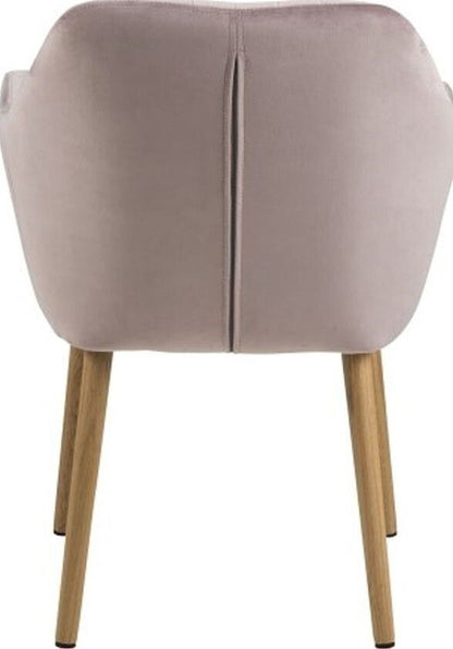 Lounge Chair Emilia | size: Width: 57cm, Height: 83cm, Depth: 59cm | color: Pink | image: 2 | variant: 1004802