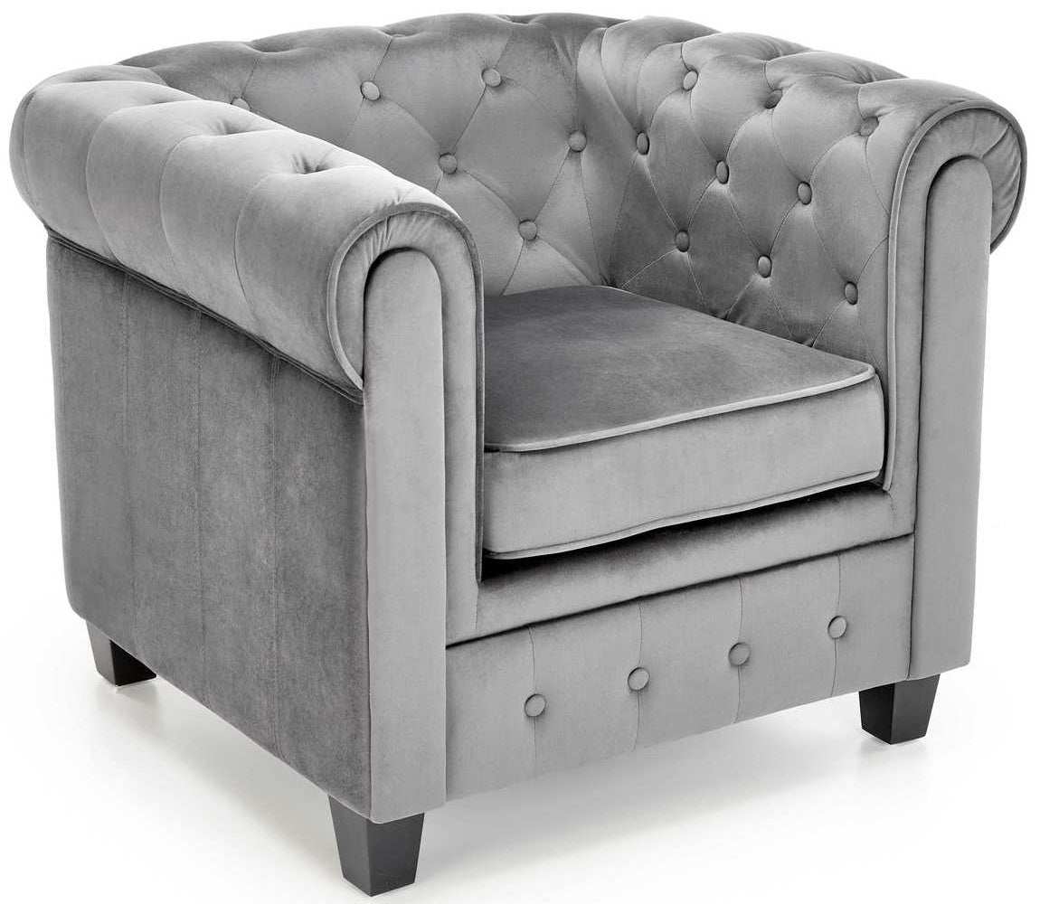 Lounge Chair Eriksen | size: Width: 62cm, Height: 73cm, Depth: 75cm | color: Gray | image: 0 | variant: 1004643