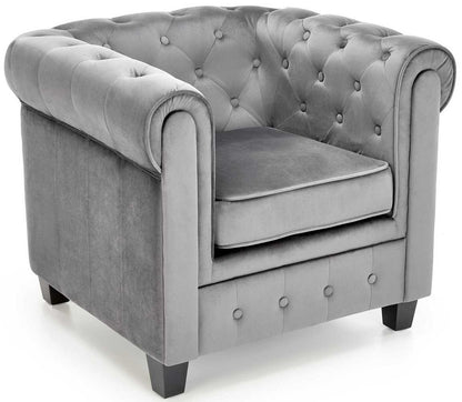 Lounge Chair Eriksen | size: Width: 62cm, Height: 73cm, Depth: 75cm | color: Gray | image: 0 | variant: 1004643