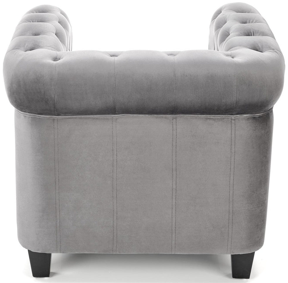 Lounge Chair Eriksen | size: Width: 62cm, Height: 73cm, Depth: 75cm | color: Gray | image: 1 | variant: 1004643