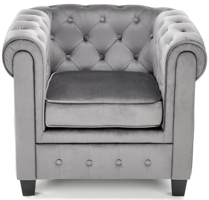 Lounge Chair Eriksen | size: Width: 62cm, Height: 73cm, Depth: 75cm | color: Gray | image: 4 | variant: 1004643