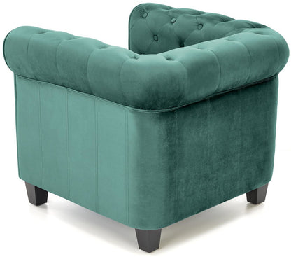 Lounge Chair Eriksen | size: Width: 62cm, Height: 73cm, Depth: 75cm | color: Green | image: 3 | variant: 1004642