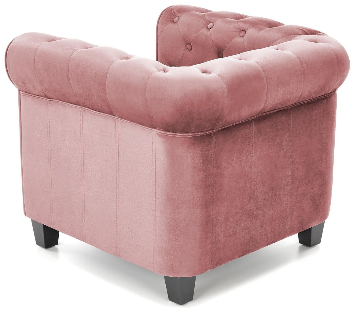 Lounge Chair Eriksen | size: Width: 62cm, Height: 73cm, Depth: 75cm | color: Pink | image: 3 | variant: 1004644