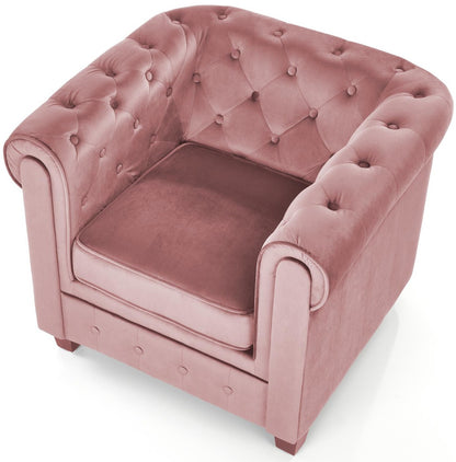 Lounge Chair Eriksen | size: Width: 62cm, Height: 73cm, Depth: 75cm | color: Pink | image: 5 | variant: 1004644