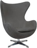 Lounge Chair Falmouth | size: Width: 78cm, Height: 104cm, Depth: 87cm | color: Gray | image: 1 | variant: 1000994