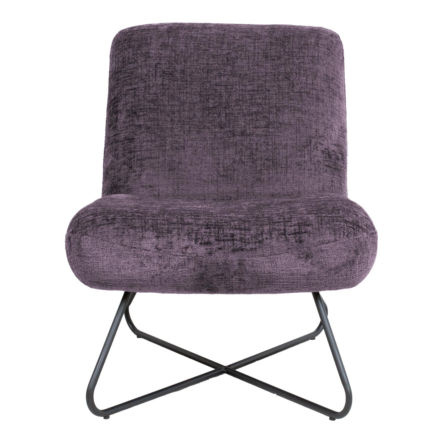 Lounge Chair Farica | size: Width: 65cm, Height: 84cm, Depth: 74cm | color: Purple | image: 1 | variant: 1004810
