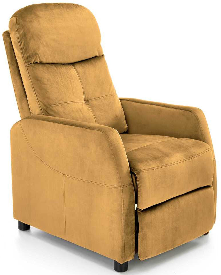 Lounge Chair Felipe 2 1 | size: Width: 64cm, Height: 76cm, Depth: 84cm | color: Yellow | image: 1 | variant: 1004652