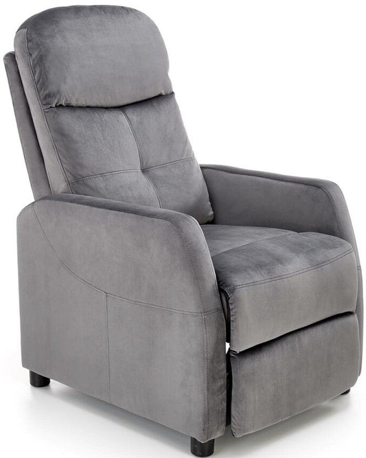 Lounge Chair Felipe 2 | size: Width: 64cm, Height: 103cm, Depth: 84cm | color: Gray | image: 1 | variant: 1004646