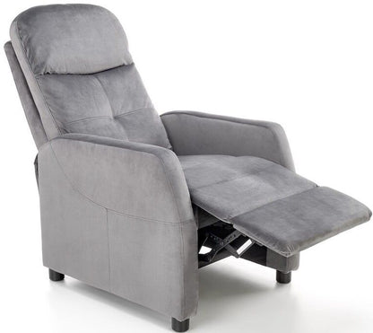 Lounge Chair Felipe 2 | size: Width: 64cm, Height: 103cm, Depth: 84cm | color: Gray | image: 2 | variant: 1004646