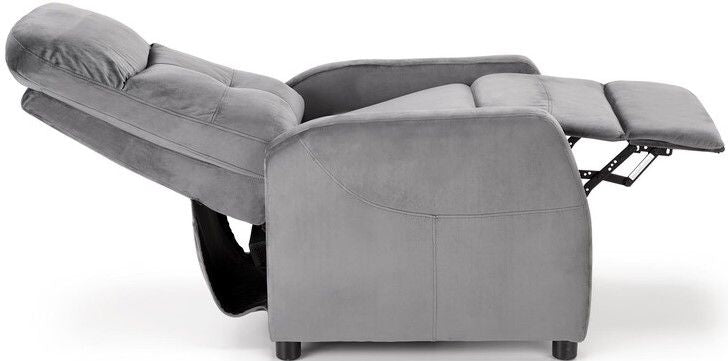 Lounge Chair Felipe 2 | size: Width: 64cm, Height: 103cm, Depth: 84cm | color: Gray | image: 3 | variant: 1004646