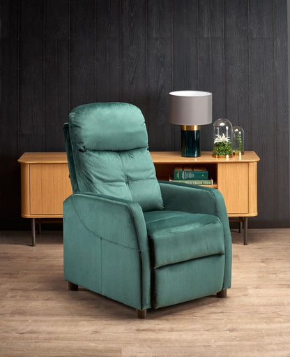 Lounge Chair Felipe 2 | size: Width: 64cm, Height: 103cm, Depth: 84cm | color: Green | image: 7 | variant: 1004647