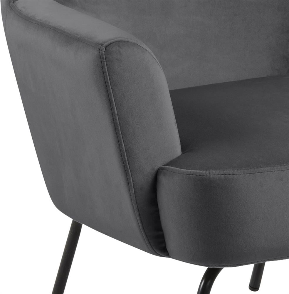 Lounge Chair Framlingham | size: Width: 75cm, Height: 83cm, Depth: 75cm | color: Gray | image: 3 | variant: 1001045
