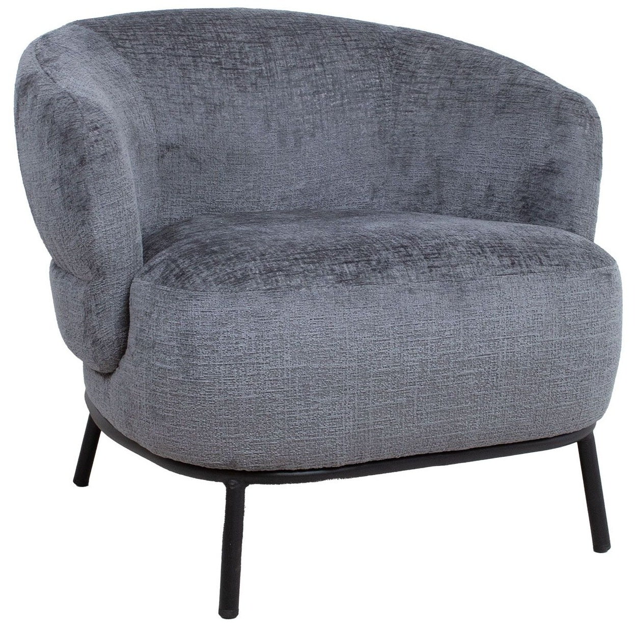 Lounge Chair Gemala | size: Width: 84cm, Height: 75cm, Depth: 84cm | color: Gray | image: 0 | variant: 1004817
