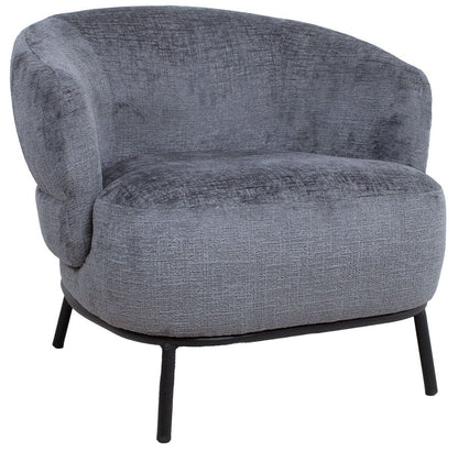 Lounge Chair Gemala | size: Width: 84cm, Height: 75cm, Depth: 84cm | color: Gray | image: 0 | variant: 1004817