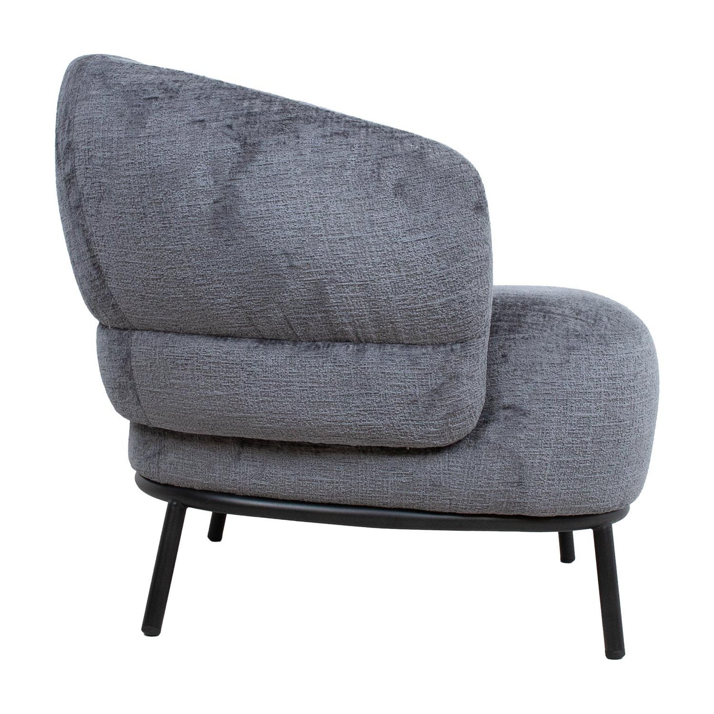 Lounge Chair Gemala | size: Width: 84cm, Height: 75cm, Depth: 84cm | color: Gray | image: 2 | variant: 1004817