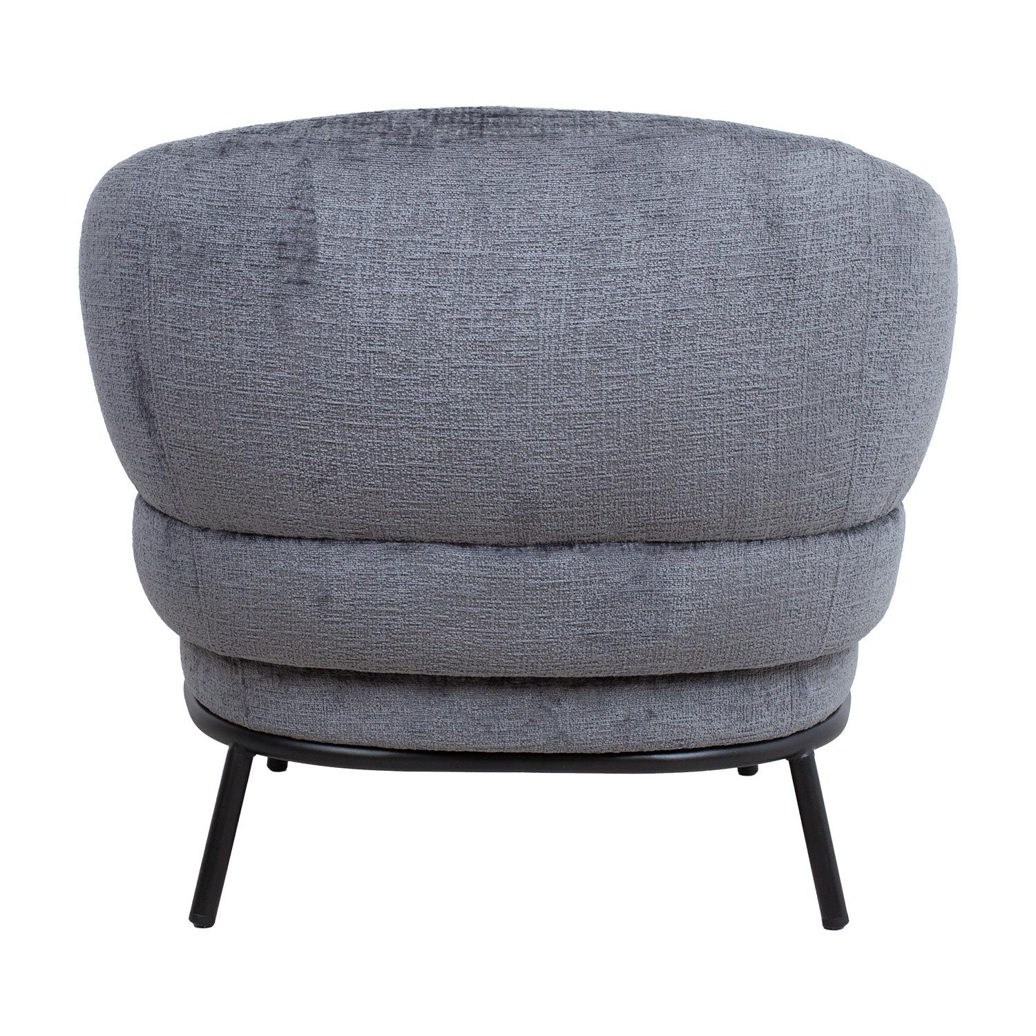 Lounge Chair Gemala | size: Width: 84cm, Height: 75cm, Depth: 84cm | color: Gray | image: 3 | variant: 1004817